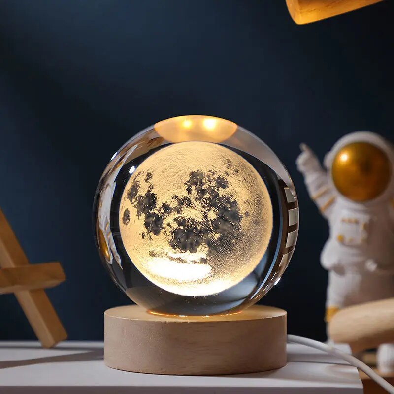 Space Sphere Table Lamp